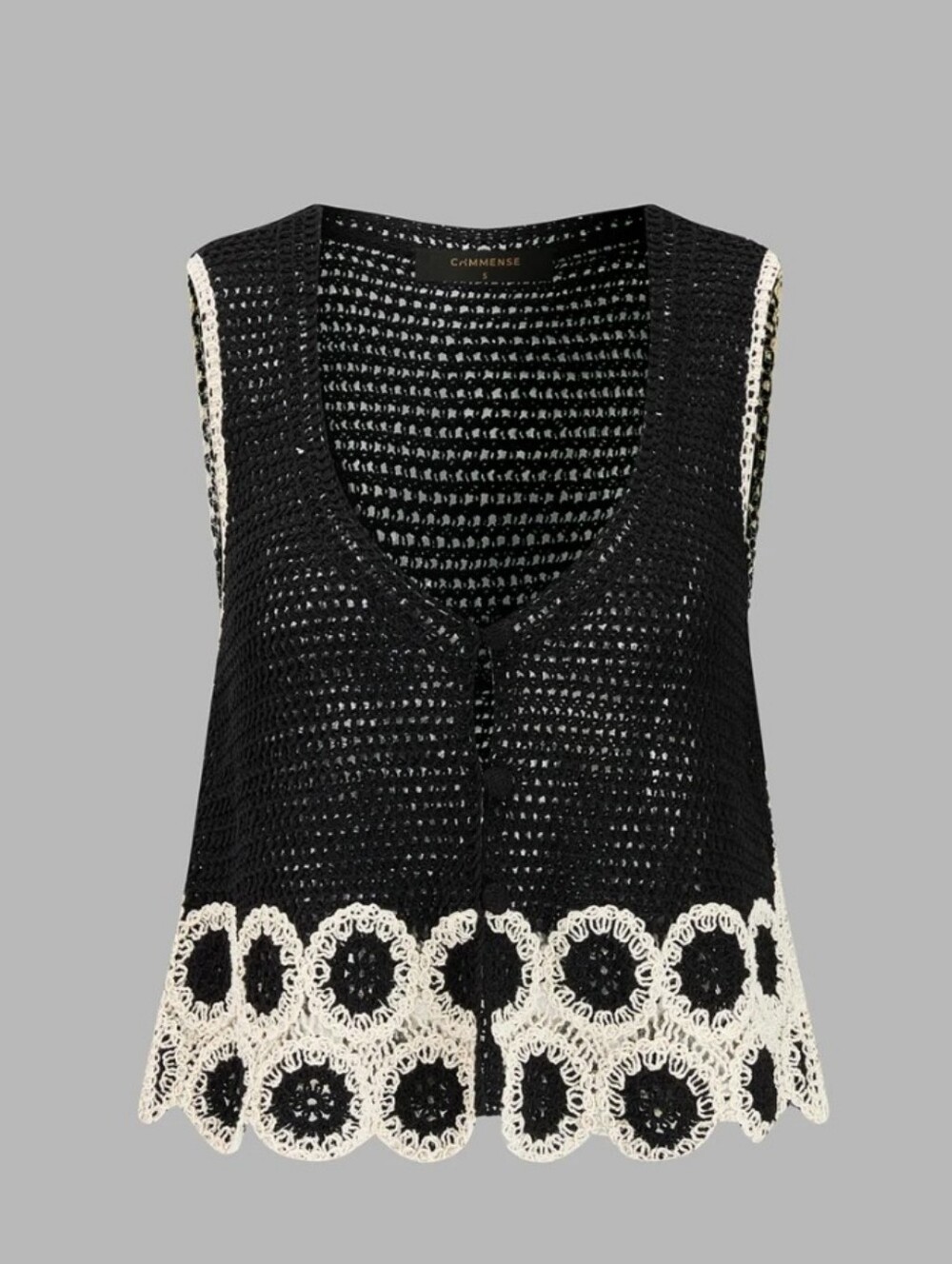 Crochet Vest & Mini Skirt Set - Picture 6 of 11